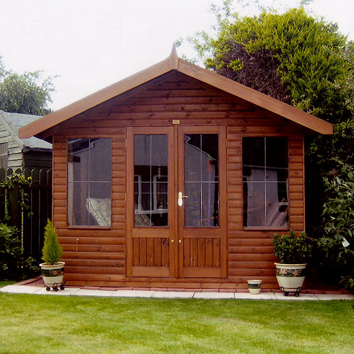 Wooden garden summer house uk, building a small shed from ...